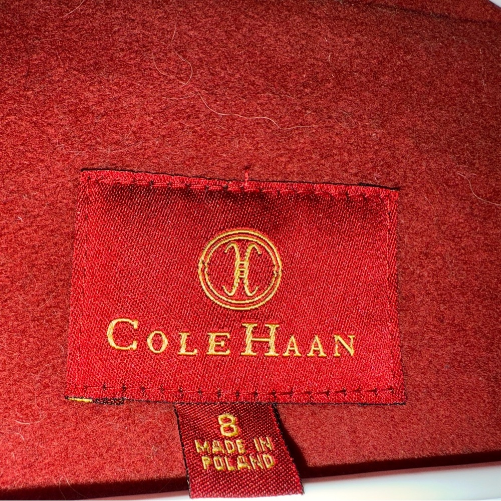Elegant Cole Haan Red Women's Jacket - Picture 4 of 5